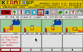 Kidmixup atari screenshot